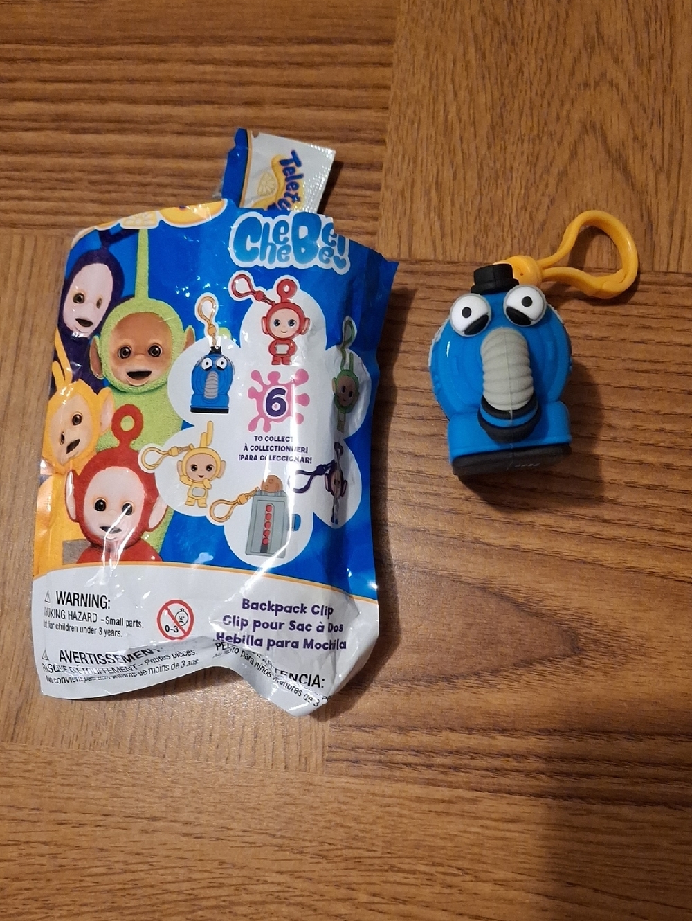 NWT Teletubbies NooNoo Blind Bag Cartoon Character Keychain